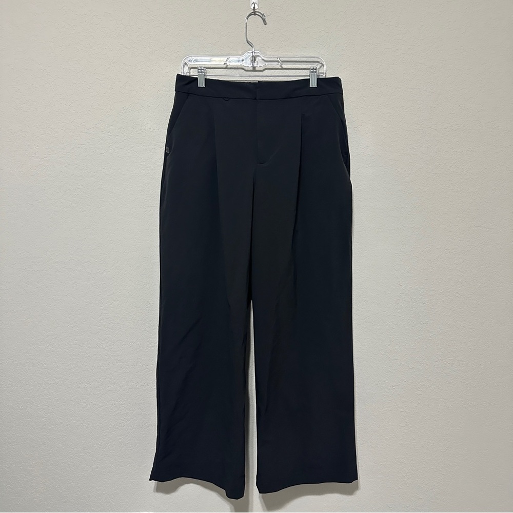 Figs Black Wide Leg Pants